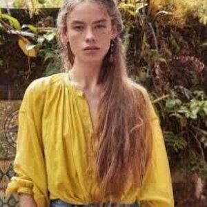 Doen Jane Blouse in Yellow XXS